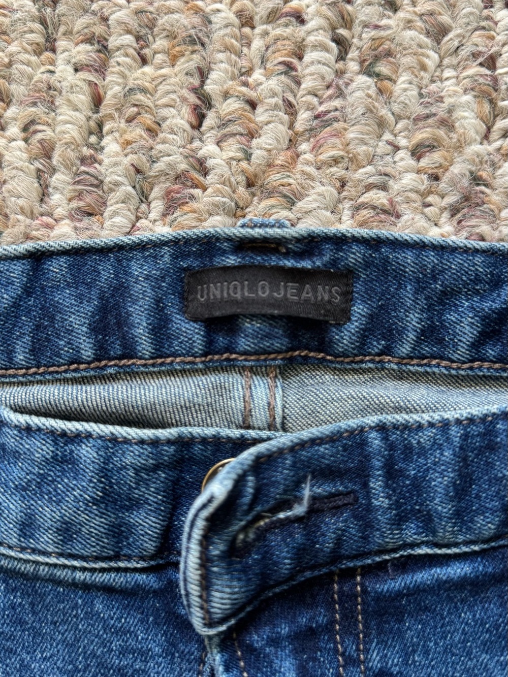 Uniqlo Men’s Dark Blue Stretchable Jeans